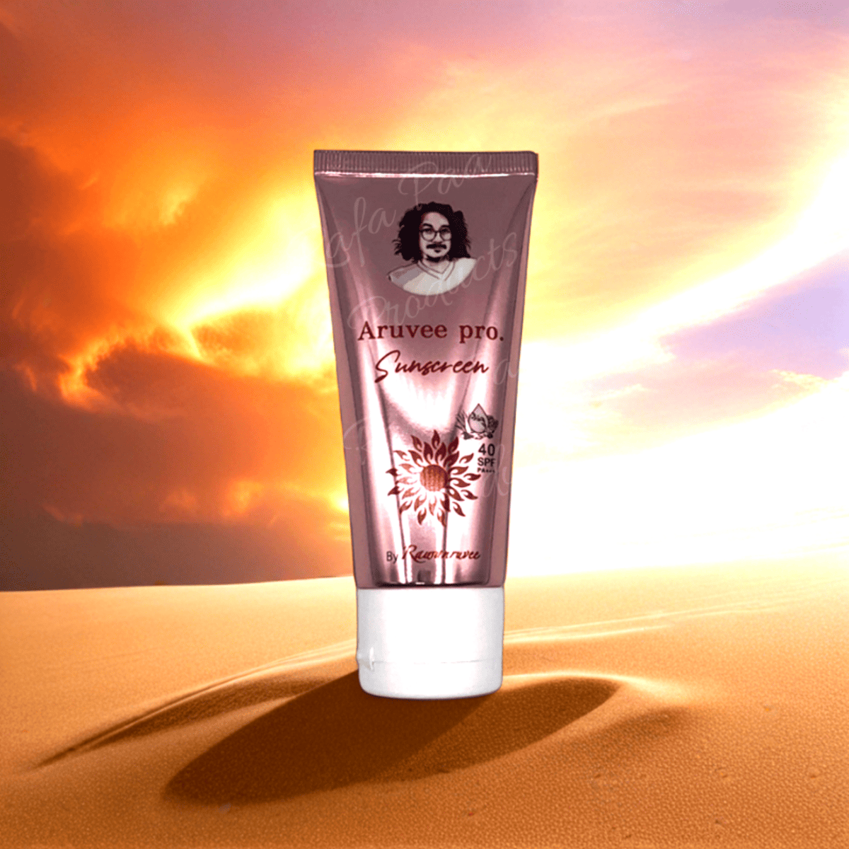 อรูวี ครีมกันแดด ป้องกันรังสี UV-B UV-A PA+++ อ่อนโยน ใช้ได้ทั้งผิวเด็ก ผิวบอบบาง และผิวแพ้ง่าย สารสกัดสมุนไพรที่ช่วยบำรุงผิวให้นุ่มชุ่มชื้น ผิวแลดูขาวกระจ่างใสขึ้น ป๋าสันติ หมอนอกกะลา